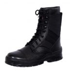 Men Black Leather Combat Army Boots For Indian Military, Rs 690
