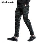 Abnkarwin Military Cargo Pant Men Army Camouflage Cotton Men's Pants