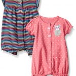 Amazon.com: Carter's Baby Girls' 2-Pack Romper: Clothing