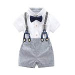 Amazon.com: Baby Boys Gentleman Outfits Suits, Infant Short Sleeve