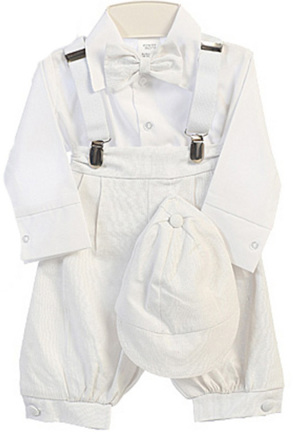 Boys White Knicker Suit