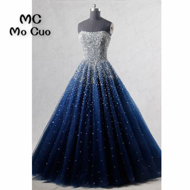 Ball Gown Elegant Prom dresses Long with Beaded Sweetheart Tulle