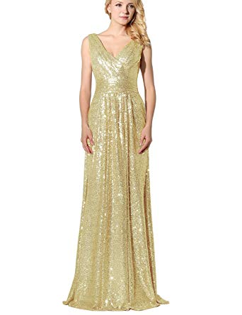 Amazon.com: Belle House Women's Prom Dresses Long Sequins Formal