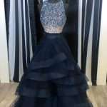 Two Pieces Ball Gown Prom Dress, Handmade | Cocopromdress