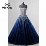Ball Gown Elegant Prom dresses Long with Beaded Sweetheart Tulle