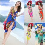 Fashion Women Backless Dresses Bohemia Chiffon Flower Beach Dress