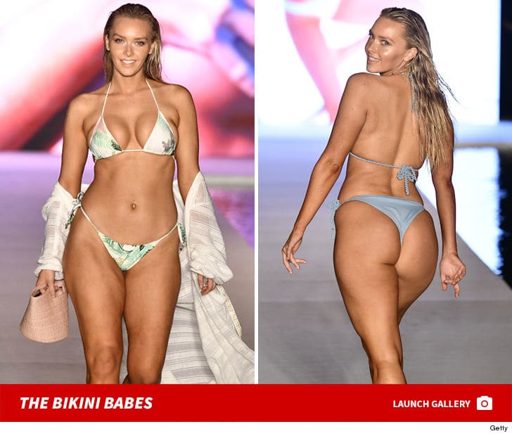 Rob Gronkowski's GF Camille Kostek Rocks Tiny Bikini In SI Fashion