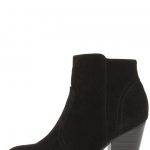 Cute Black Boots - Suede Boots - Ankle Boots - Booties - $34.00