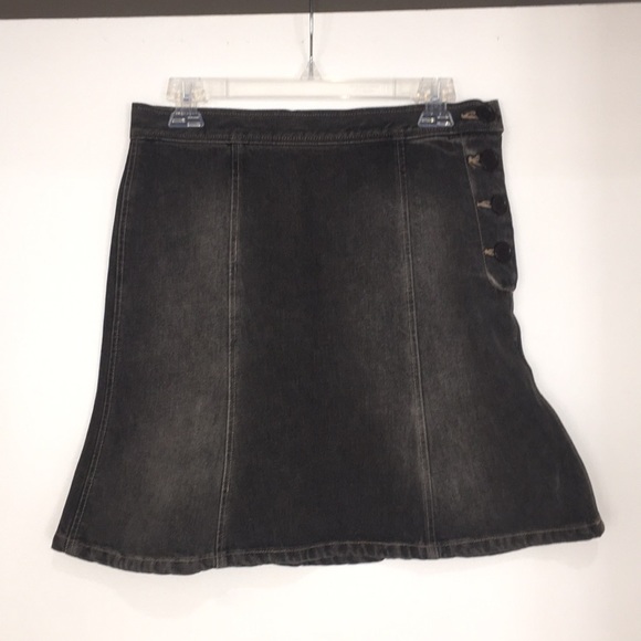 Marc Jacobs Skirts | Black Denim Skirt Size 2 | Poshmark