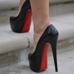 BLACK HEELS WITH RED SOLES on The Hunt