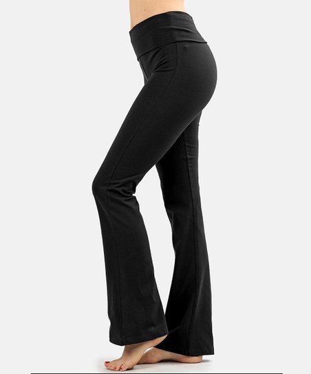 SBS Basics Black Yoga Pants - Women | Zulily