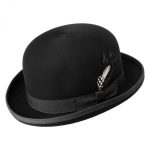 Black Bowler Hat at Village Hat Shop
