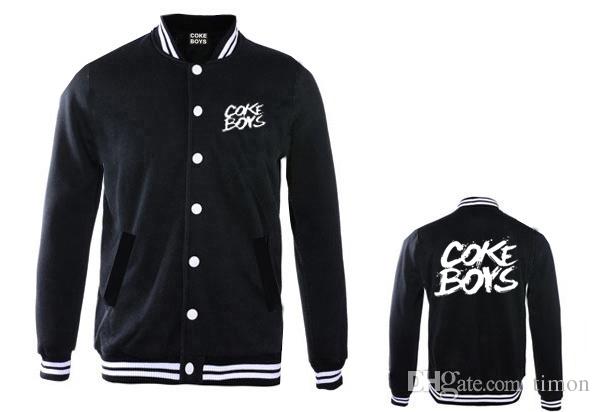 New Coke Boys Jackets Hip Hop Clothing For Sale Thick Baseball Coats