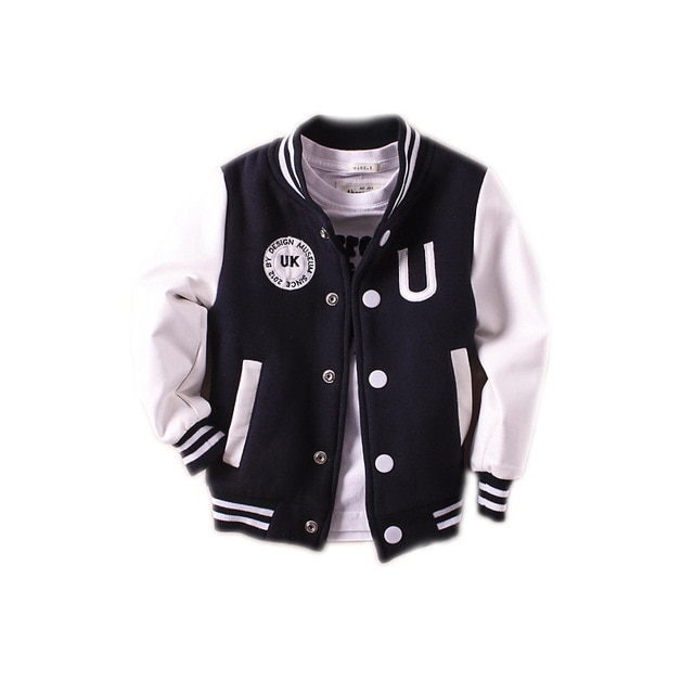 New Boys outerwear 2018 baby boy jacket spring autumn long sleeve pu