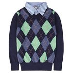 Amazon.com: Benito & Benita Boys Sweaters V-Neck Faux Layered
