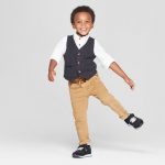 Toddler Boys' Dressy Vest - Cat & Jack™ Charcoal : Target