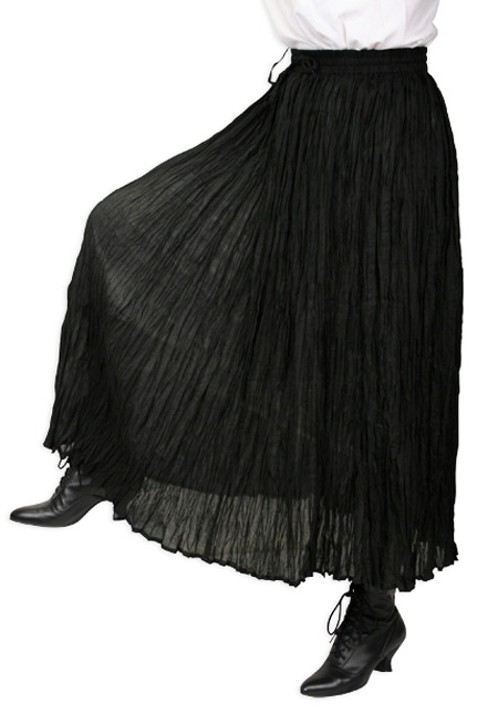 Hestia Broomstick Skirt - Black