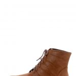 Dollhouse Dandy Chestnut Brown Suede Lace-Up Ankle Boots - $39.00