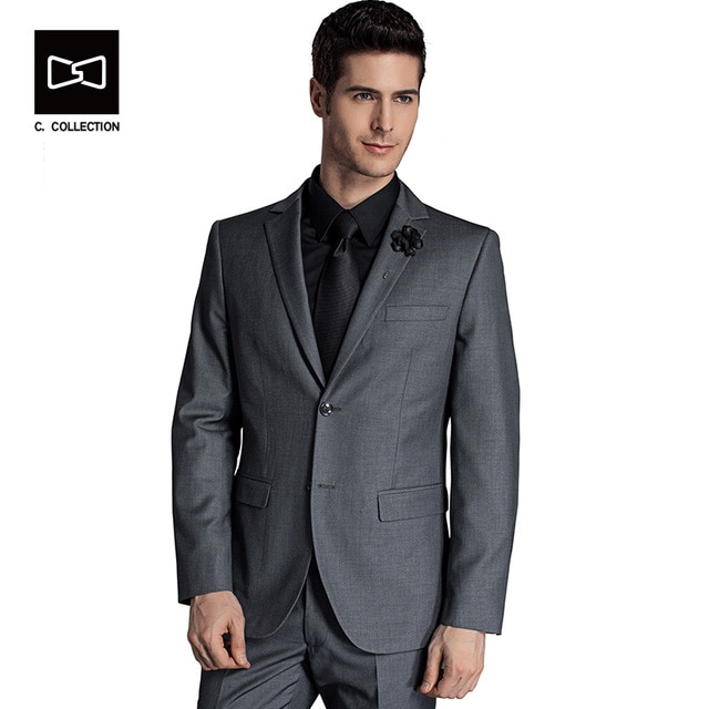 Business Suit Jacket Men Tuxedo Slim fit Classic Suits Blazer