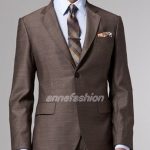 Free shipping Italian high quality worsted pure Wool suit Men