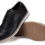 Mio Marino Mens Casual Shoes - Wingtip Oxford - Dress Shoes for Men