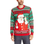 Men's Santa Trump MAGA Ugly Christmas Sweater | American AF - AAF Nation