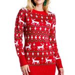 Amazon.com: Women's Red Christmas Sweater Dress - Reindeer Ugly