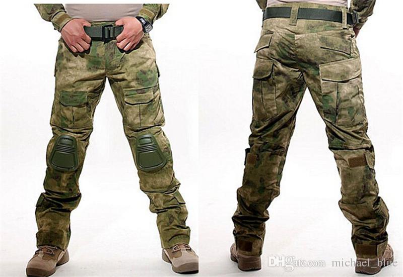 Tactical Combat Pants Multicam Frog Uniform Trousers Camouflage Army