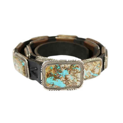 Turquoise Concho Belt - CB4