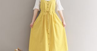 Summer Dress 2017 New Women Spaghetti Strap Drawstring Long Cotton