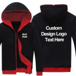 Drop Shipping Zipper Hoodies LOGO custom made Fashion Hoodies