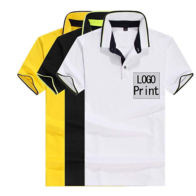 Amazon.com: Personalized Custom Polo Shirt Activity Tee Add Your