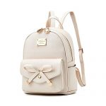 Amazon.com: Girls Bowknot Cute Leather Backpack Mini Backpack Purse