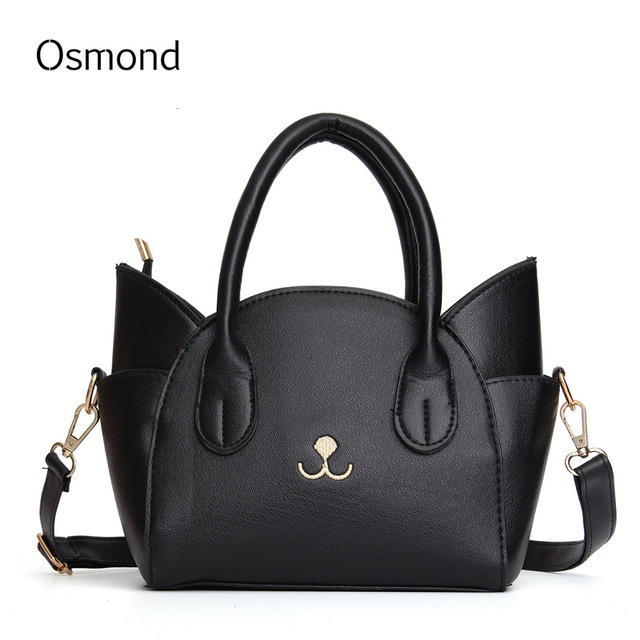 Osmond 2018 Mini Cat Handbag Cute Baobao Small Tote Cat Bags Pink