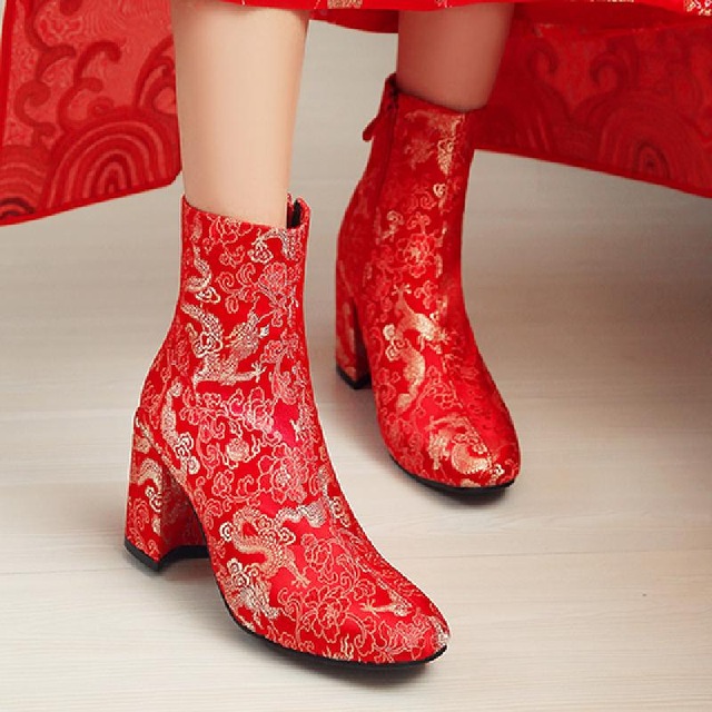 SALCXO ankle boots for women wedding shoes designer winter boots