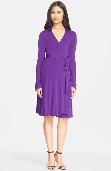 Lyst - Diane von Furstenberg 't72' Wrap Dress in Purple