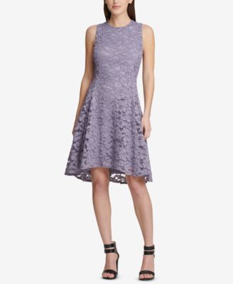 DKNY Lace Fit & Flare Dress, Created for Macy's - Dresses - Women