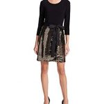 DKNY Women's Sequined Bow Party Dress at Amazon Women's Clothing store: