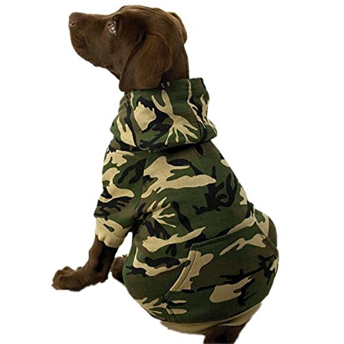 Amazon.com : Casual Canine Camo Hoodie for Dogs, 17