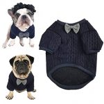 Amazon.com : Meioro Dog Sweater Pet Bow Tie Clothes Pet Clothing