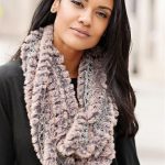Eternity Natural Knit Faux Fur Scarf | Womens Faux Fur Scarves
