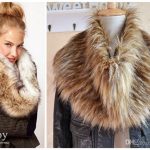 Womens Winter Warm Faux Fur Fake Fur Scarf Sharves Fake Collar Scarf