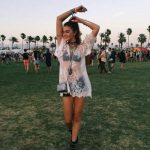 Last minute festival outfits, layer a sheer t-shirt dress over a