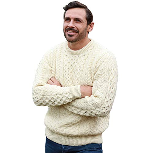 Men's Fisherman Sweater: Amazon.com