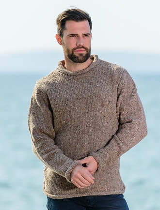 Mens wool sweaters, Irish fisherman sweater, Irish sweaters