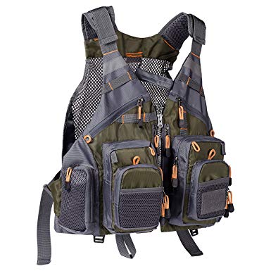 Amazon.com: Bassdash Strap Fishing Vest Adjustable for Men and Women