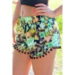 Women Floral Shorts Girl Summer Style Beach Casual Print Shorts