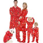 Amazon.com: Footed Pajamas - Family Matching Red Christmas Onesies