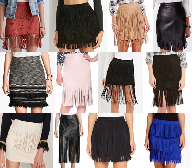 Today's Everyday Fashion: The Fringe Skirt u2014 J's Everyday Fashion