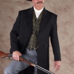 Scully Frock Coat - Black - Men's Old West Vests And Jackets | Spur